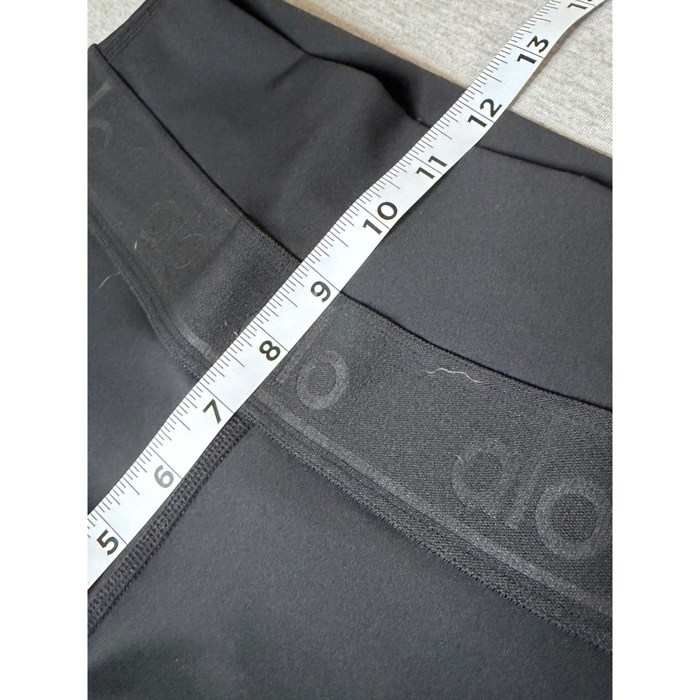 Alo Yoga Women Black Logo Waistband High Rise Vapor Leggings Sm W5512R VN3158r - Picture 4 of 9